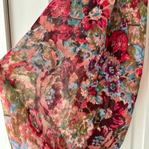 Floral Multicolor Scarf